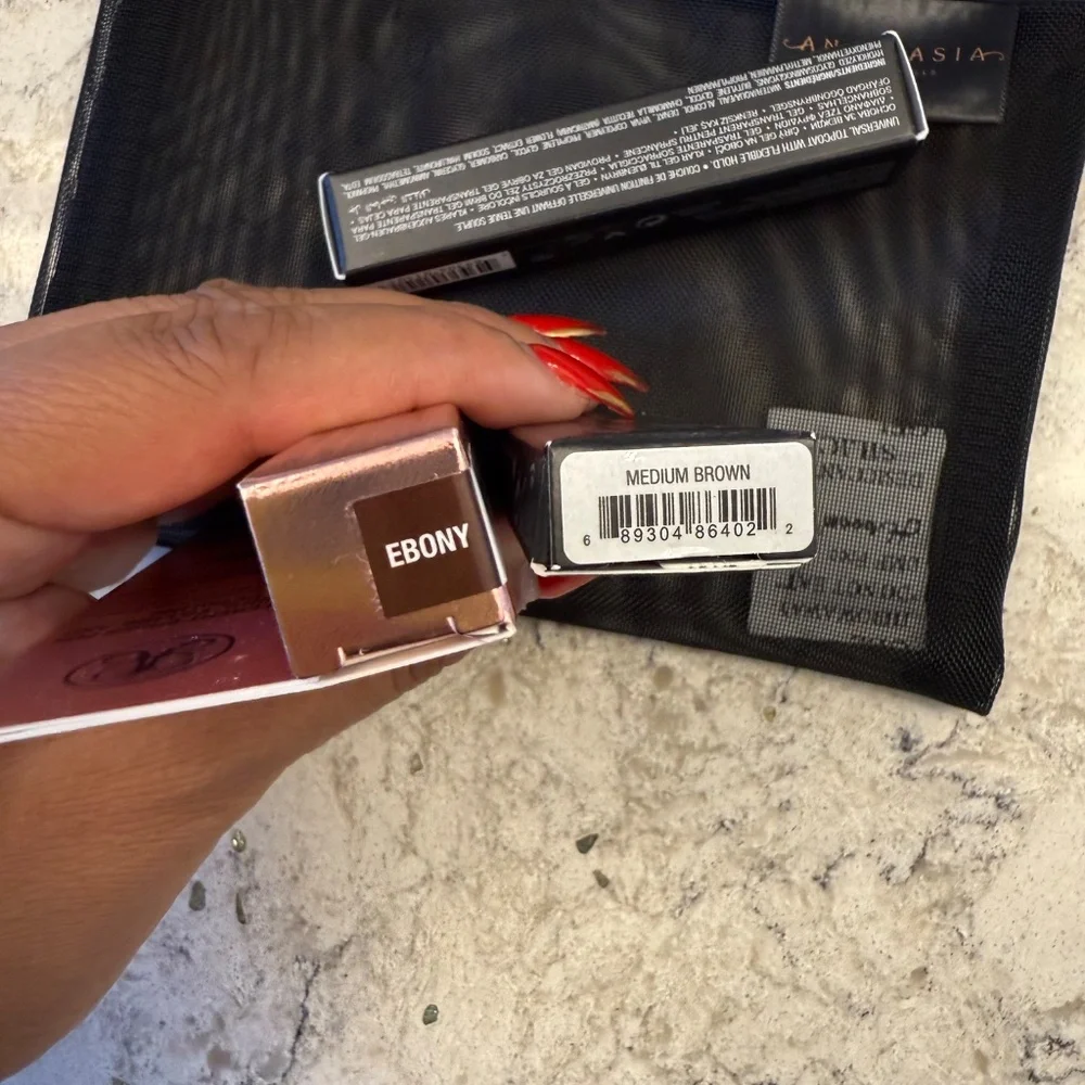 Bundle of Anastasia Beverly Hills eyebrow samples